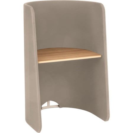 Safco Workstation, Laminate Top, 33"x30"x51-1/2", Dark Gray SAF1958DG